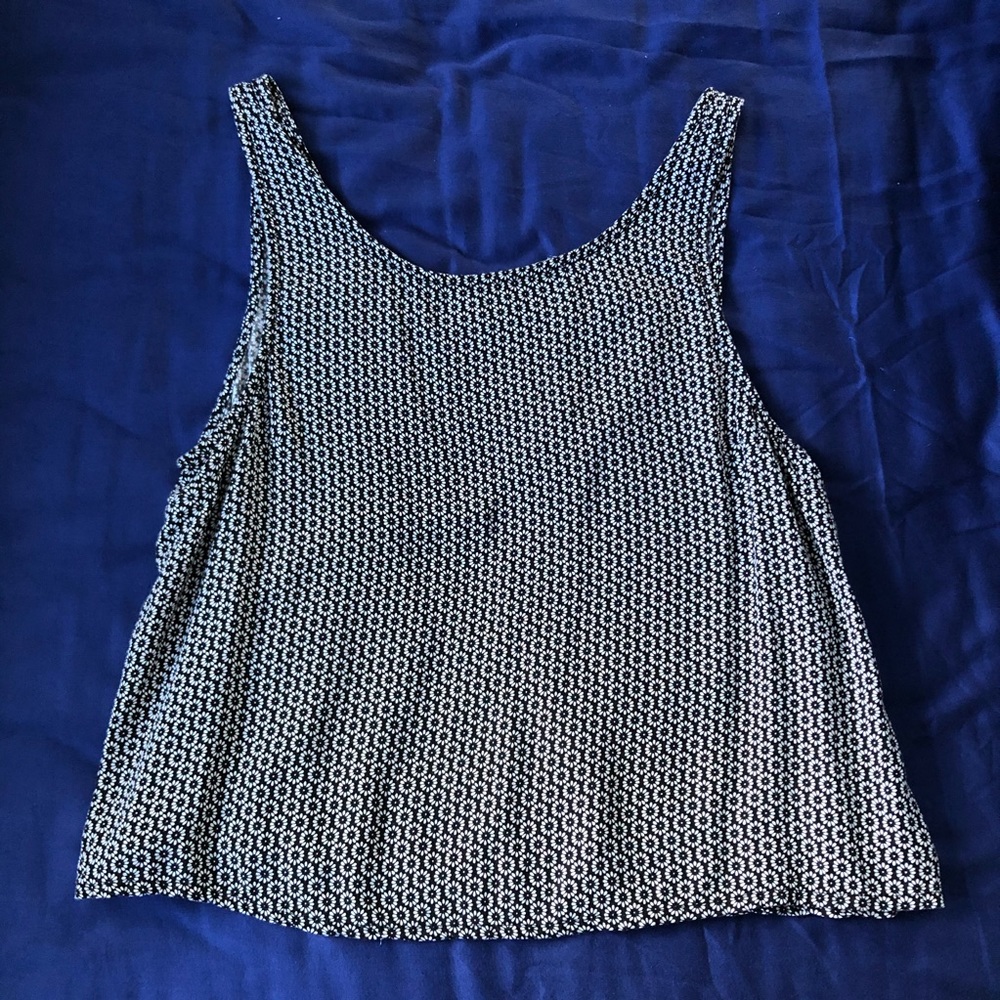 brandy melville floral tank
